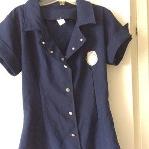 SOLD - Sexy Adult Cop Halloween Costume (dress/hat)